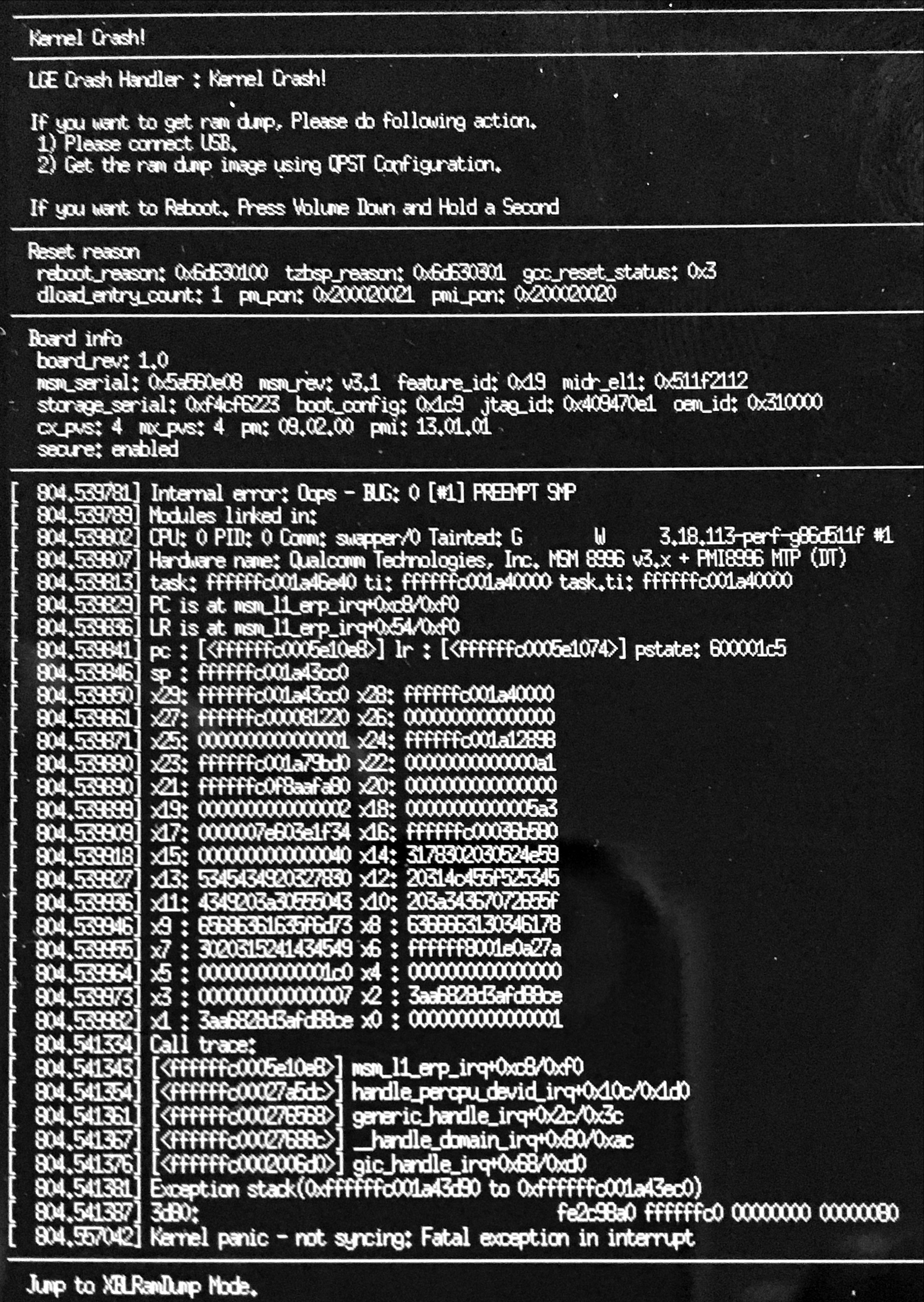 LGV20 kernel crash (possibly a multithreading issue) (#2956) · Issues ·  LineageOS / issues / android · GitLab