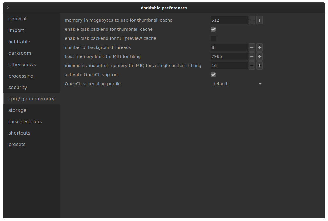 Darktable Flatpak Doesn T Recognise Opencl Even With D Opencl Flag 1181 Issues Freedesktop Sdk Freedesktop Sdk Gitlab