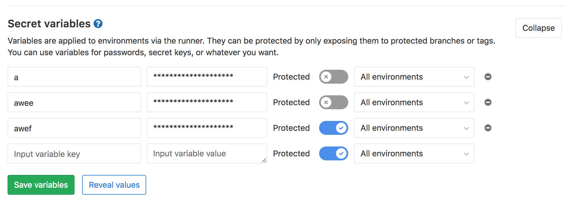 Dynamic Ci Secret Variables 4110 Merge Requests Gitlab Org Gitlab Gitlab