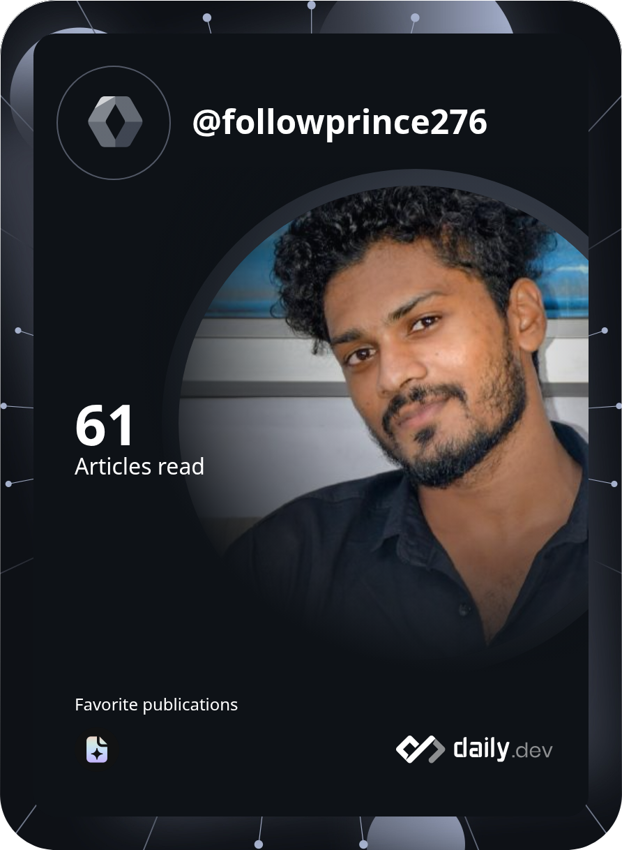 ELAVARASAN S's Dev Card