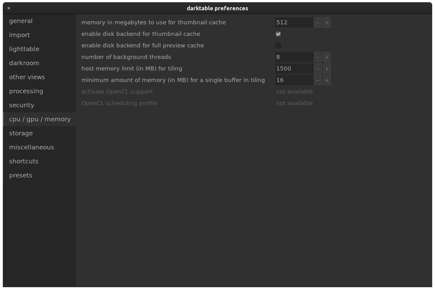 Darktable Flatpak Doesn T Recognise Opencl Even With D Opencl Flag 1181 Issues Freedesktop Sdk Freedesktop Sdk Gitlab