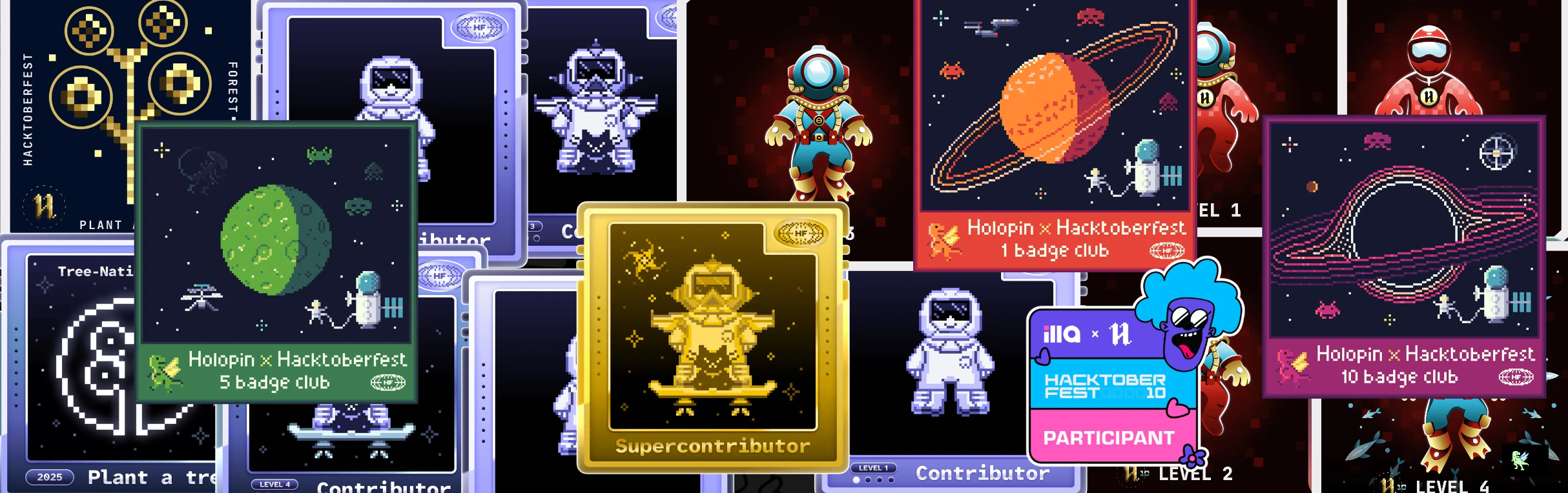 An image of @hiteshshimpi55's Holopin badges, which is a link to view their full Holopin profile