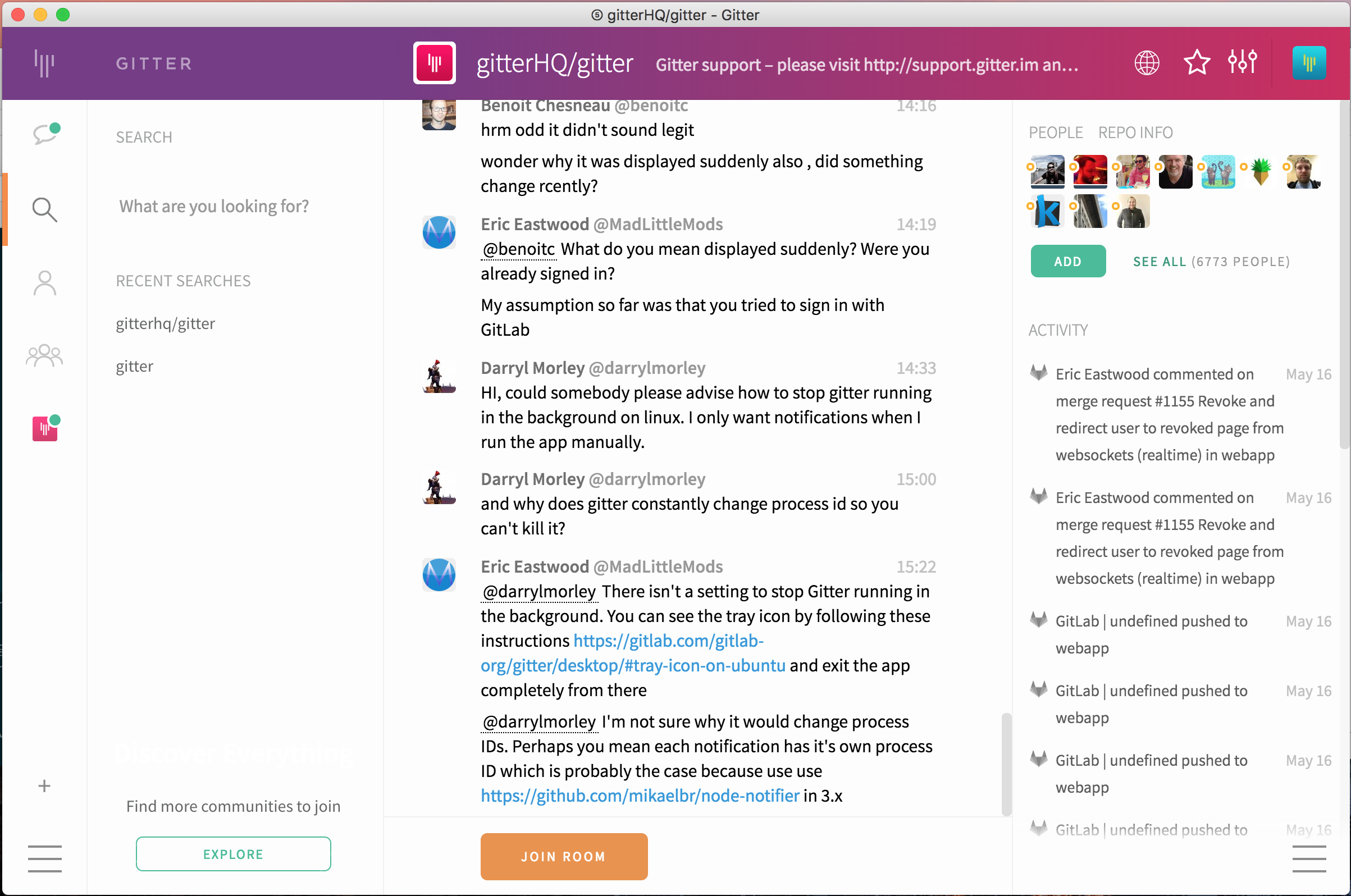 Readme Md Master Gitter Desktop Gitlab
