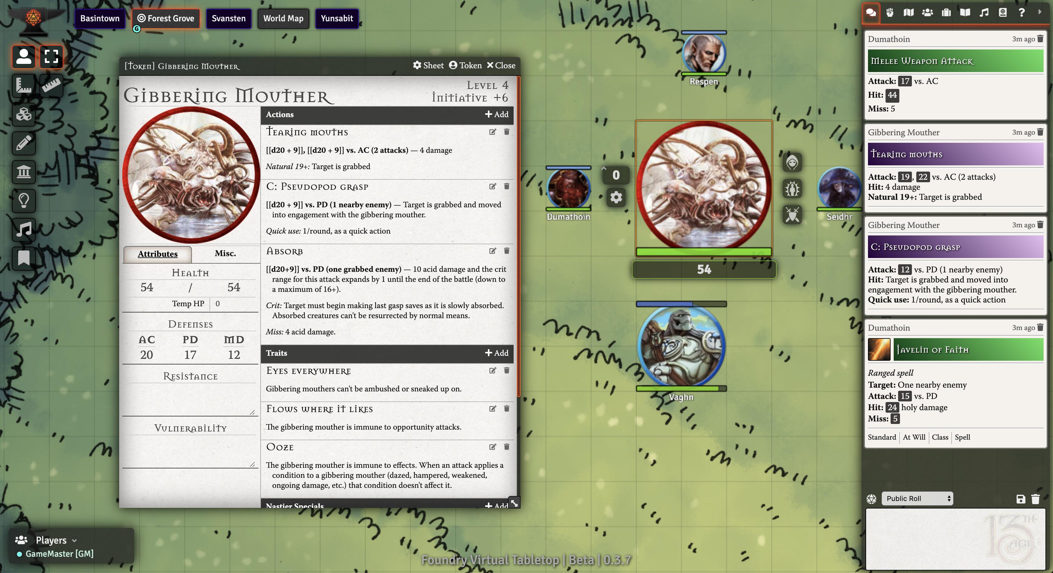 13th age system foundry virtual tabletop