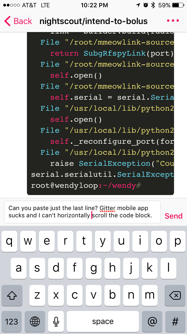 Code Not Scrollable On Ios App 8 Issues Gitlab Org Gitter